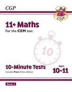 11+ CEM 10-Minute Tests: Maths - Ages 10-11 Book 2 (with Online Edition)