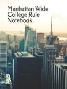 Manhattan Wide College Rule Notebook: This Interesting Wide Ruled Notebook Is Customized to Suit Everyone's Needs