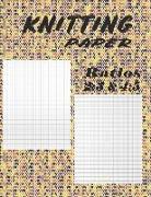 Knitting Paper Ratios 2: 3 & 4:5: Two Ratios Grid & Graph Notebook - Pattern 2