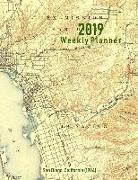2019 Weekly Planner: San Diego, California (1904): Vintage Topo Map Cover