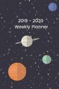 2019 - 2020 Weekly Planner: August 2019 - December 2020