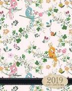 2019 Coloring Book Planner: A January 2019 Thru June 2020 Weekly and Monthly Planner with 125 Coloring Pages