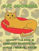 Cat Journal: Funny Cat Journal / Notebook / 8.5 X 11 Inches