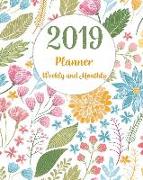 2019 Planner Weekly and Monthly: Monthly Schedule Organizer - Agenda Planner 2019, 12 Months Calendar, Appointment Notebook, Monthly Planner, to Do Li