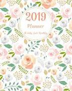 2019 Planner Weekly and Monthly: A Year - 365 Daily - 52 Week Journal Planner Calendar Schedule Organizer Appointment Notebook, Monthly Planner