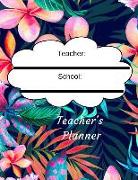Teachers Planner: A Cute Undated Monthly and Weekly Academic Year Teacher Planner & Blank Calendar for Teaching