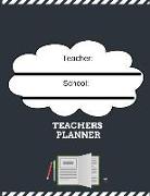 Teachers Planner: A Teachers Weekly and Monthly Undated Academic Plan Book with Blank Calendars and Recording Sections for Organization