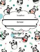 Teachers Planner: The Cute Undated Monthly and Weekly Academic Year Teacher Planner and Blank Calendar for Organization, Management and