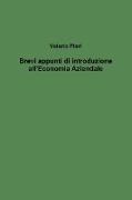 Brevi Appunti Di Introduzione All'economia Aziendale