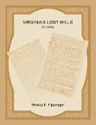 Virginia's Lost Wills