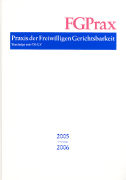 Praxis der Freiwilligen Gerichtsbarkeit. Gesamtregister 2005/2006