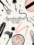 Appointment Book for Salon: 52 Weeks Daily Planner Organizer 15-Minute Increments, Hourly Schedule Notebook for Salons, Spas, Hair Stylist, Beauty