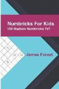 Numbricks for Kids 150 Medium Numbricks 7x7: Crossword Books for Kids