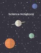 Science Notebook: 8.5 X 11, 100 Lined and Grid Pages