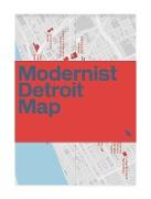 Modernist Detroit Map