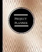 Project Planner: An Undated 53 Week Organizer Planner Notebook for Project Management, Scheduling, Jotting Down Notes and Ideas in Rose