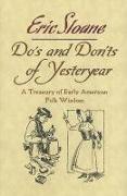 Do's and Don'ts of Yesteryear