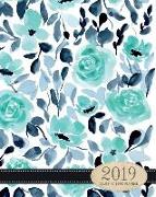 2019 Coloring Book Planner: A January 2019 Thru June 2020 Weekly and Monthly Planner with 125 Coloring Pages