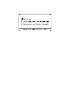 Ultimate Teacher's Planner - Black and White Collection: Elegant Black and White Theme Makes This a Perfect Academic, Calendars, and Classroom Managem