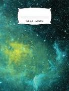 Cahier de Composition: Galaxie de l'Espace Cosmique Carnet de Notes Ligné