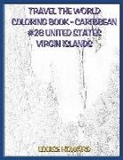 Travel the World Coloring Book- Caribbean #28 United States Virgin Islands