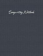 Songwriting Notebook: Combination Staff Paper and Dot Grid Songwriting Paper for Composition, Songwriting, Lyrics, and Music Theory