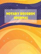 Notary Records Journal: Notary Log