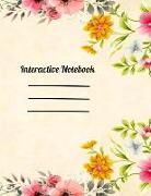 Interactive Notebook: Inb Template Composition Book: Pre-Made Table of Contents, Numbered Pages, Sketch Paper (Left Output), Wide Ruled (Rig