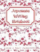 Japanese Writing Notebook: Kana & Kanji Characters