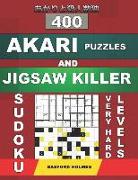 400 Akari Puzzles and Jigsaw Killer Sudoku. Very Hard Levels.: 14x14 Puzzles Akari and 9x9 Jigsaw Killer Sudoku Books. Holmes Presents a Collection of