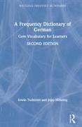 A Frequency Dictionary of German