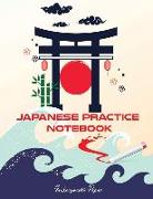 Japanese Practice Notebook: Genkouyoushi Paper