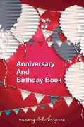 Anniversary and Birthday Book: Memory Date Keepers