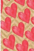 Love Love Love Love: Blank Lined Notebook Journal Diary Composition Notepad 120 Pages 6x9" Paperback (Female Empowerment)