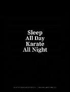 Sleep All Day Karate All Night: Isometric Graph Half Inch