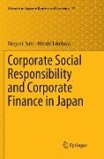 Corporate Social Responsibility and Corporate Finance in Japan