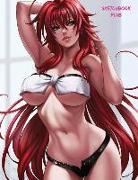 Sketchbook Plus: Anime Girls: 100 Large High Quality Sketch Pages (Rias Gremory)