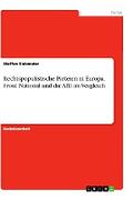 Rechtspopulistische Parteien in Europa. Front National und die AfD im Vergleich