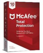 McAfee Total Protection 10 Device (Code in a Box). Für Windows Vista/7/8/8.1/10/MAC/Android/iOs