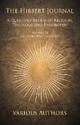 The Hibbert Journal - A Quarterly Review of Religion, Theology and Philosophy - Volume XX (October 1921 - July 1922)