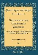 Geschichte der Universität Wirzburg, Vol. 2