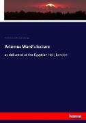 Artemus Ward's lecture