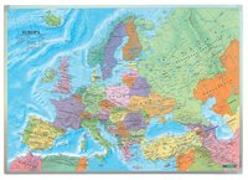 Europa politisch, Wandkarte 1:6 Mio., Magnetmarkiertafel