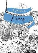 Colorear París : 20 escenas para colorear a mano