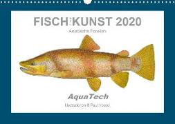 Fisch als Kunst 2020: Asiatische Forellen (Wandkalender 2020 DIN A3 quer)