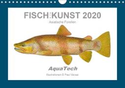 Fisch als Kunst 2020: Asiatische Forellen (Wandkalender 2020 DIN A4 quer)