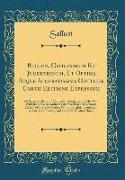 Bellum, Catilinarum Et Jugurthinum, Et Optima Atque Accuratissima Gottlieb Cortii Editione Expressum