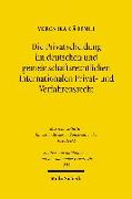 Die Privatscheidung im deutschen und gemeinschaftsrechtlichen Internationalen Privat- und Verfahrensrecht