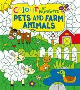 Colour by Numbers: Pets and Farm Animals