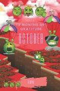 Ready for 12 Months of Gratitude Journal: October Sketch Paper Drawing Notebook for Children